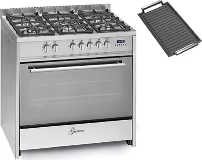Produktbild von Gurari GCH G 910 X + Grillplatte Edelstahl Gas Standherd 90 cm Range Coocker