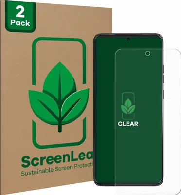 Produktbild von 2x ScreenLeaf Schutzfolie für Motorola ThinkPhone 25 nachhaltiger Displayschutz Display Schutz Folie Klar Transparent