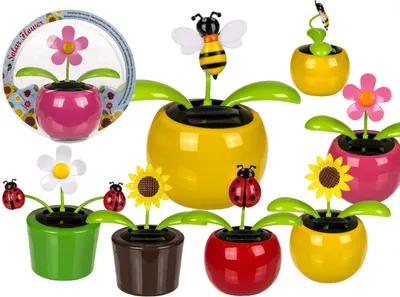 Produktbild von OOTB Bewegliche Blumen & Insekten mit Solarzelle