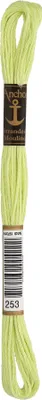 Produktbild von Anchor Sticktwist 4635000-00253 limonengrün Stickgarn, 100 % Baumwolle