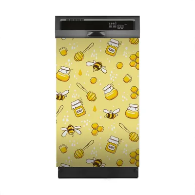 Produktbild von Magnete Dekorative 45x70 cm Küche Magnetmatte Spülmaschine - Flugbienen Honig