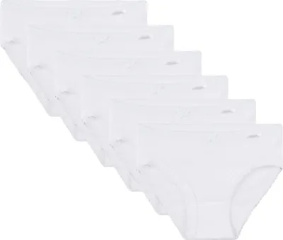 Produktbild von Sanetta Mädchen 6er Pack Jazzpants - Slip, Unterhose Weiß 176