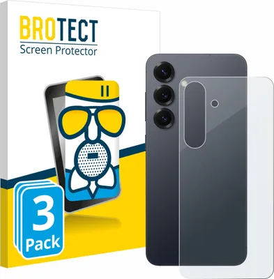 Produktbild von 3x BROTECT Entspiegelungs Schutzglas für Samsung Galaxy S25 (Rückseite) Schutzfolie Panzer Folie Glas Display Schutz matt