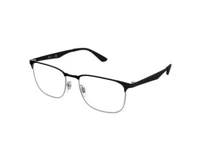 Obrázek produktu pro Ray-Ban RB6363, Dospělý, Uni, Čtverec, Stříbrná, Černá, Nepolarizovaná skla, Kov