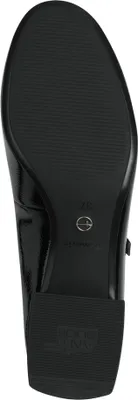 Produktbild von Tamaris Damen Pumps Lack Riemchenpumps Fesselriemen Blockabsatz 1-22331-44, Größe:37 EU, Farbe:Schwarz