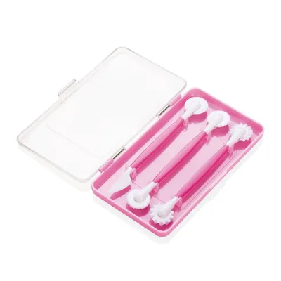Obrázek produktu pro Tescoma DELÍCIA DECO, Boční a horní, 3 kusů, Plast, Růžová, Bílá