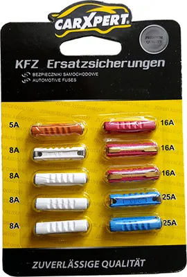 Produktbild von Kfz-Sicherungen Keramiksicherung 5 bis 25 Ampere 10 Stück Neu