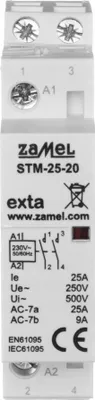 Obrázek produktu pro Modulární jistič, 25A, 2 póly, 230V AC, typ: STM-25-20, EXT10000288