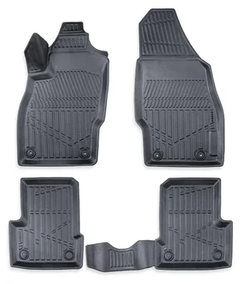 Immagine prodotto di Set completo di 4 tappetini in gomma 3D per l'abitacolo Erpassan - OPEL CORSA E 2014–2019