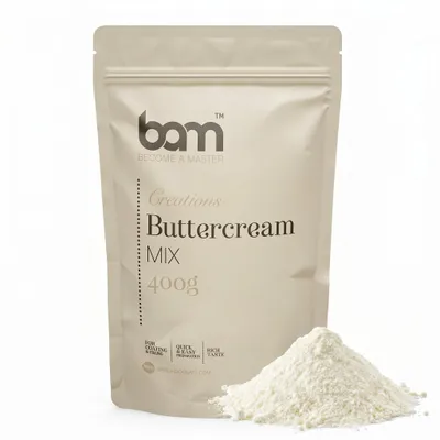 Produktbild von BAM Buttercrememischung - Backmischung - Backmix - 400 g