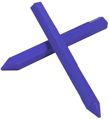 Produktbild von 2 blaue sechseckige Waldkreiden von NESPOLI