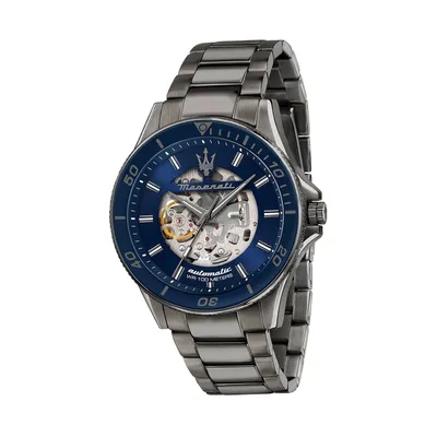 Immagine prodotto di Orologio Maserati da uomo Sfida automatico in acciaio inossidabile grigio D2UMAR8823140009