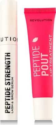 Productafbeelding van Revolution Beauty Peptide Power Lash & Lip Duo Set, veganistisch, dierproefvrij