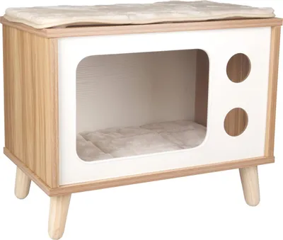 Immagine prodotto di Letto per gatti FLAMINGO Fino TV 50x29x41 cm Marrone