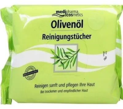 Productafbeelding van Olijfoliereinigingsdoekjes, 25 stuks