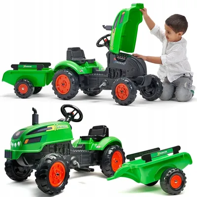 Produktbild von FALK - Wandertraktor X-Tractor mit Abstellgleis grün