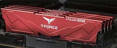 Produktbild von DIMM 16 GB DDR5-5200 (schwarz, FLBD516G5200HC40C01, Vulcan, INTEL XMP)