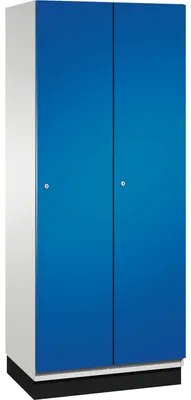 Zdjęcie produktu dla Szafka do szatni 4510022 S10053 Podstawa 2 przedziały W800mm jasnoszary/niebieski gencjanowy