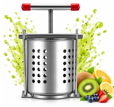 Imagen del producto de Exprimidor manual de acero inoxidable de 2,5 litros para zumos