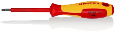 Produktbild von Knipex Schraubendreher Torx TX15, 185mm, VDE-, isoliert, rot/gelb, 1 Stk.