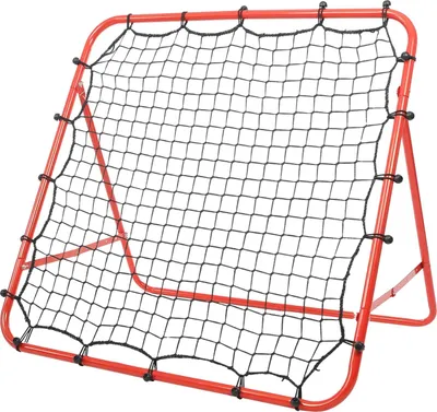 Produktbild von Fußball Rückprallzielnetz, freistehendes Design, langlebige Konstruktion, Rot