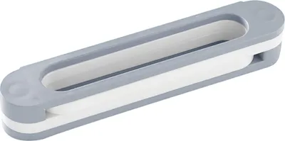 Produktbild von Stück grauer, wandmontierter Hausschuhehalter fürs Badezimmer, faltbar, ohne Bohren, 3-in-1-Schuhhalterung (30 x 6 x 5 cm) / 73 cm