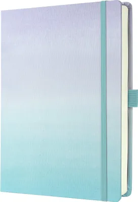 Produktbild von SIGEL JB100 Notizbuch Jolie - Gradient Sky - punktkariert (Dot-Lineatur) - A5+ - blau, violett - Hardcover - 200 S. -