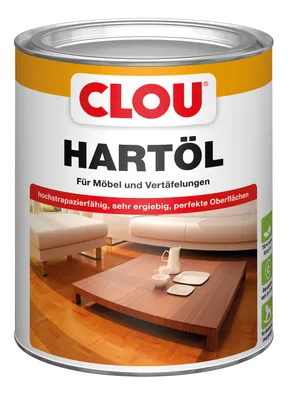 Produktbild von Clou Hartöl, Hellbraun, 0,75 L, 945324