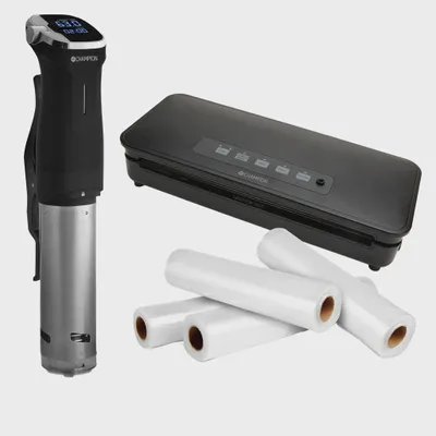 Productafbeelding van Sous vide-apparaat met vacuümverpakker en 4 rollen