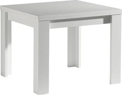 Zdjęcie produktu dla Kulissentisch >Monzi< ausziehbar bis 136cm in weiß matt - 80/136x78x60cm (BxHxT)