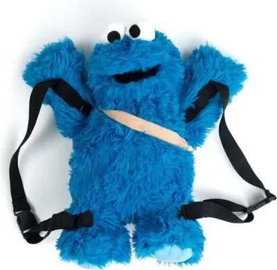 Produktbild von Sesame Street Rucksack Uni Cookie Monster blau/schwarz Standard