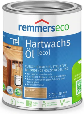 Produktbild von Remmers Hartwachs-Öl [eco] farblos 0,75 l, Leinölfirnis