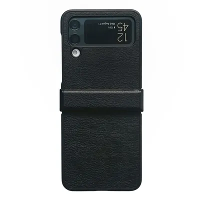 Produktbild von König Design Hülle kompatibel mit Samsung Galaxy Z Flip4 5G Kunststoff Soft Handyhülle - Handy Case Schwarz