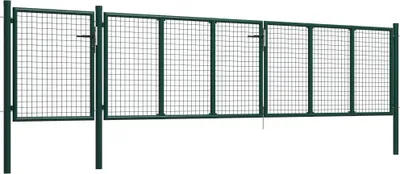 Immagine prodotto di Cancello da Giardino in Acciaio 500x75 cm Verde