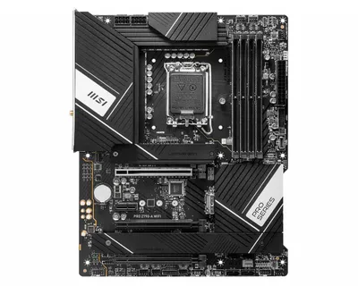Produktbild von MSI PRO Z790-A WIFI - Motherboard - ATX - LGA1700-Sockel - Z790 Chipsatz - USB 3.2 Gen 1, USB 3.2 Gen 2, USB-C 3.2 Gen2, USB-C 3.2 Gen 2x2 - 2.5 Gigabit LAN, Wi-Fi 6, Bluetooth - Onboard-Grafik (CPU erforderlich) - HD Audio (8-Kanal)