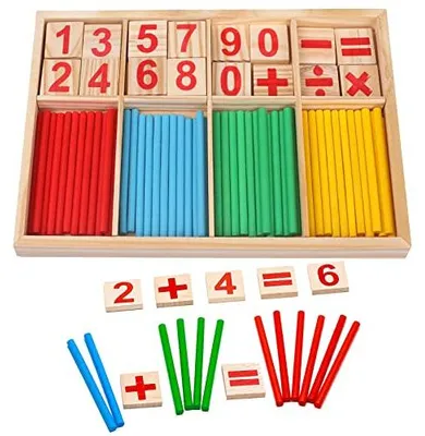 Produktbild von Kreatives Lernspielzeug - Bunte Zählstäbe - 24 Stück