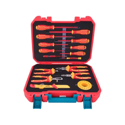 Image de Kit d'outils pour électriciens Total THKITH1601 - 16 pièces - 1000V - VDE