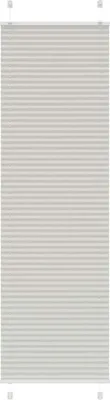 Produktbild von vidaXL Plissee Hellgrau 55x200 cm Stoffbreite 54,4 cm Polyester