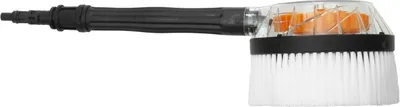 A rotating brush attachment for a pressure washer, shown against a white background.