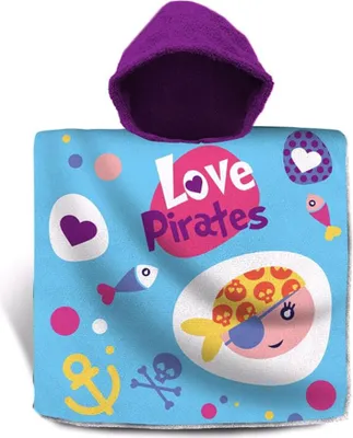 Obrázok produktu pre Uterák Poncho Pirates, 60x120cm