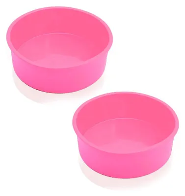 Image de Solidchoice - Moule à gâteau rond en silicone, 20 cm, antiadhésif