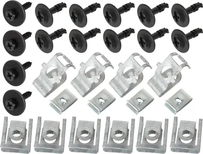 Image de Clips de protection anti-encastrement / agrafes Set de vis pour Audi A4 B8 8K / A5 8T à partir de 2007
