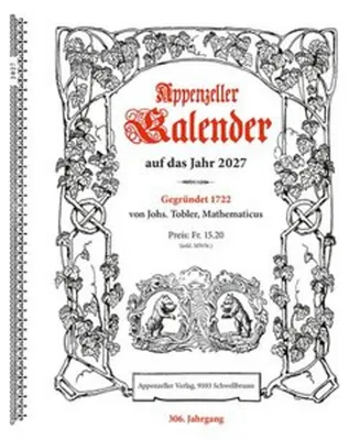Image de Calendrier Appenzeller 2027