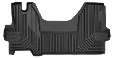 Produktbild von Fahrermatte Gummi für Iveco Daily VI 2014- (Van) – Schwarz, passgenau