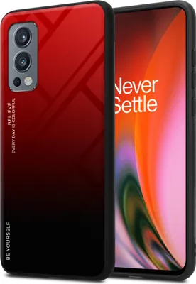Produktbild von Cadorabo Hülle für OnePlus Nord 2 5G Schutz Hülle in Schwarz Handyhülle TPU Etui Cover Case Tempered Glas
