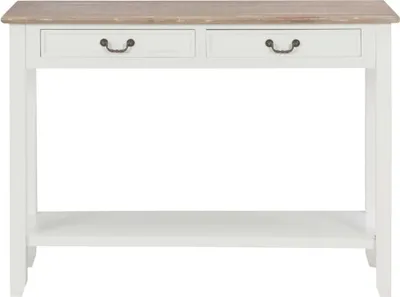 Obrázok produktu pre vidaXL Konzolový stôl biely 110 x 35 x 80 cm Drevo