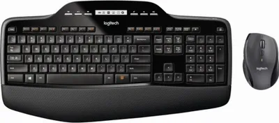Produktbild von Logitech Desktop Set MK710 kabellos schwarz/anthrazit
