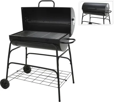 Zdjęcie produktu dla Grill węglowy ProGarden z kółkami Cylinder