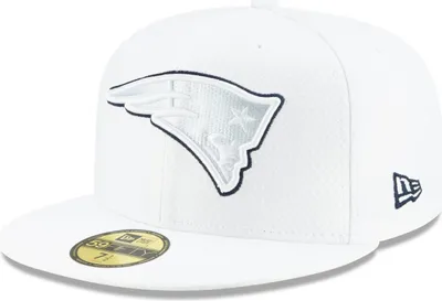 Produktbild von New Era 59Fifty Cap - PLATINUM Sideline New England Patriots
