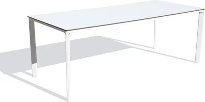 Produktbild von Gartentisch 8 Personen, Aluminium mit Epoxid-Finish